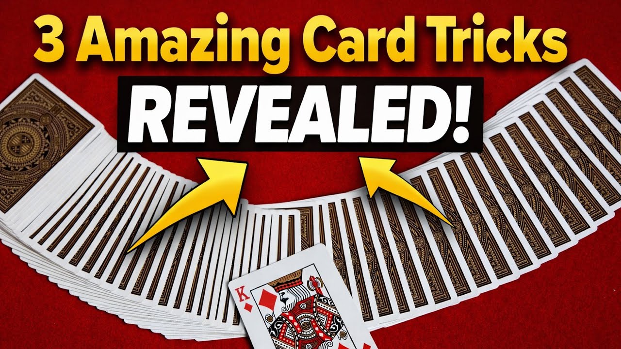 3 карточных фокуса, которые обманут ВСЕХ — секреты фокусов раскрыты.