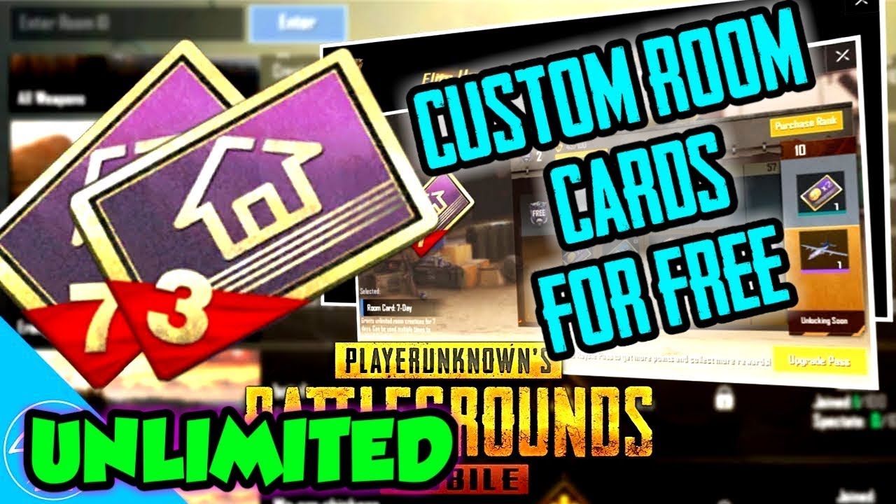 PUBG MOBILE:-How To Get Unlimited Custom Room PASSES For Free:)