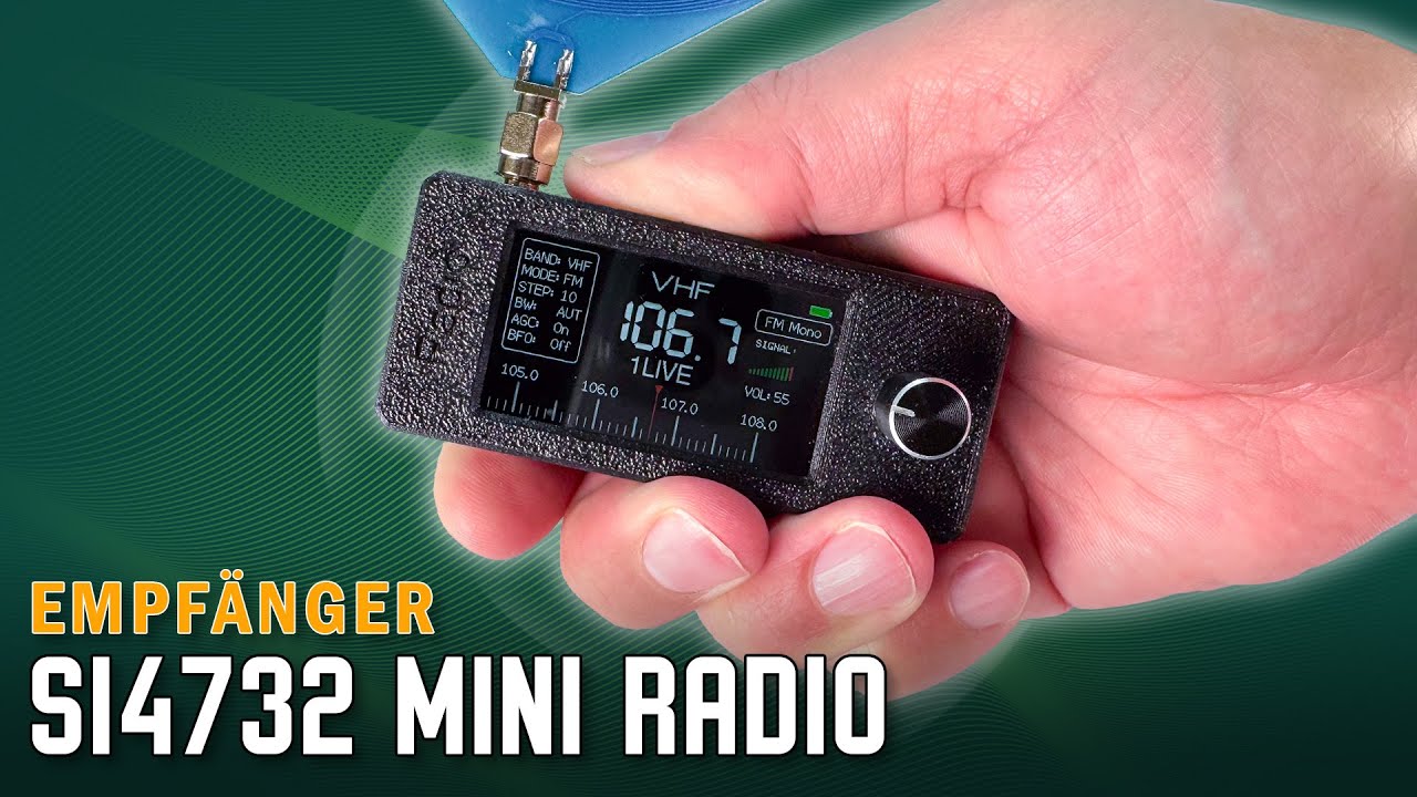 Mini Radio 🕵️ Winziger Spionage Weltempfänger auf SI4732 Basis
