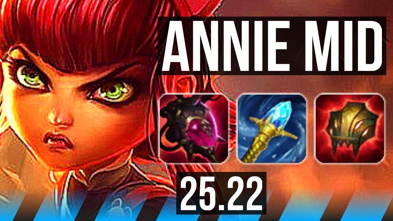 ANNIE vs GALIO (MID) | 500+ games, 9/5/16 | KR Grandmaster | 25.22