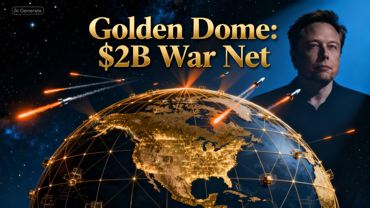 SpaceX&rsquo;s $2B Golden Dome Deal #ai #defence #military #news #technews