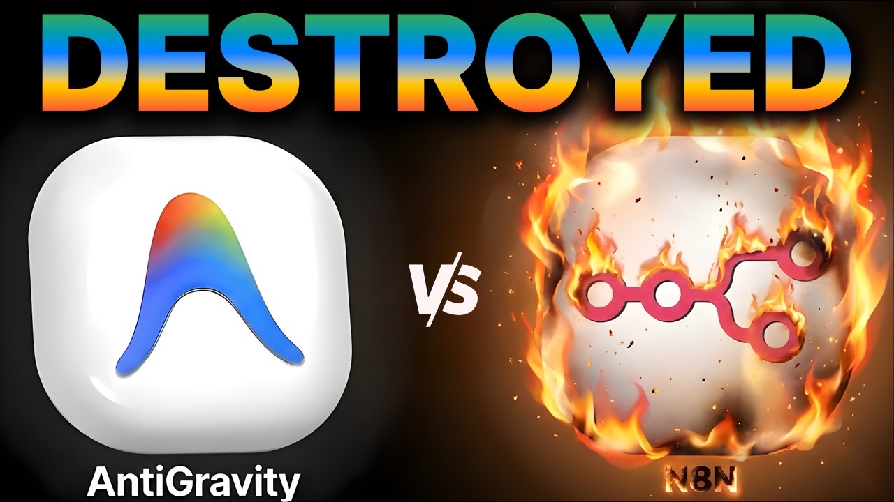 NEW Google Antigravity DESTROYS N8N (FREE)