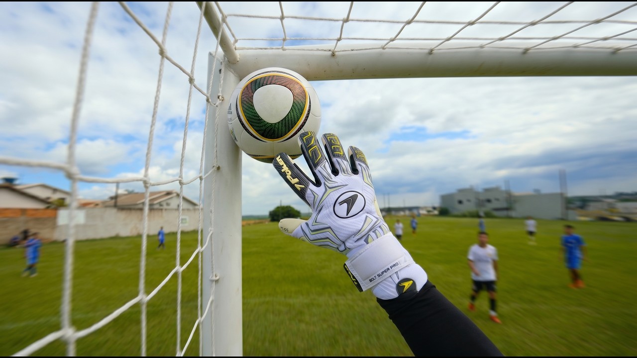 JOGO NA VISÃO DE UM GOLEIRO EM UM GOL PROFISSIONAL