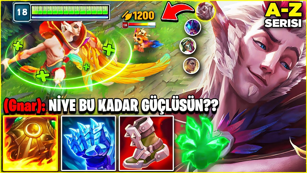 RAKİBİ ÇILDIRTAN GİZLİ OP RAKAN TOP LANE!! (HASARINA ŞAŞIRACAKSINIZ!) | A-Z TOP LANE #27
