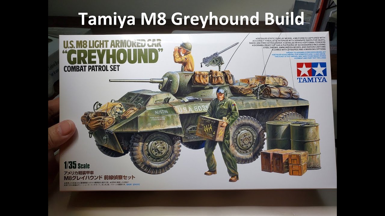 Tamiya M8 Greyhound Complete Build Part 1: Construction
