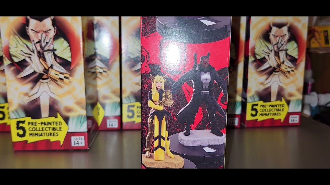 Распаковка Strange Tales Heroclix