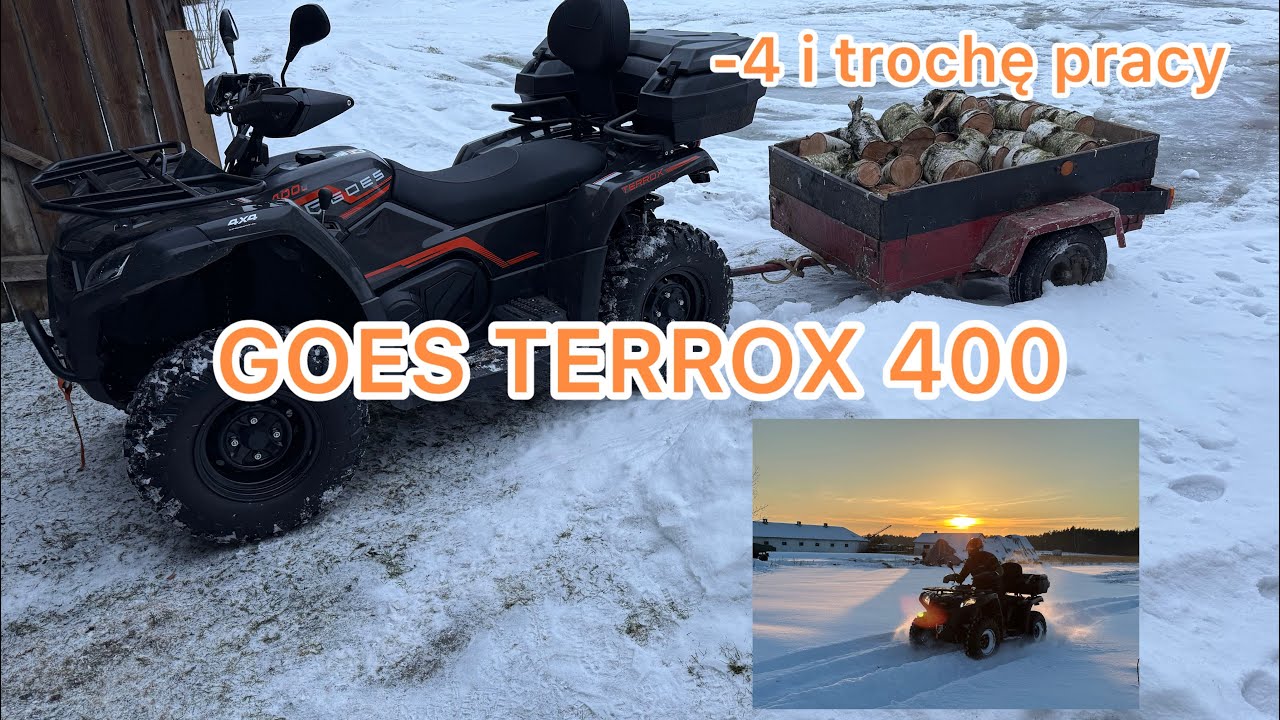 Goes Terrox 400 🌲test .wycinka drzewa