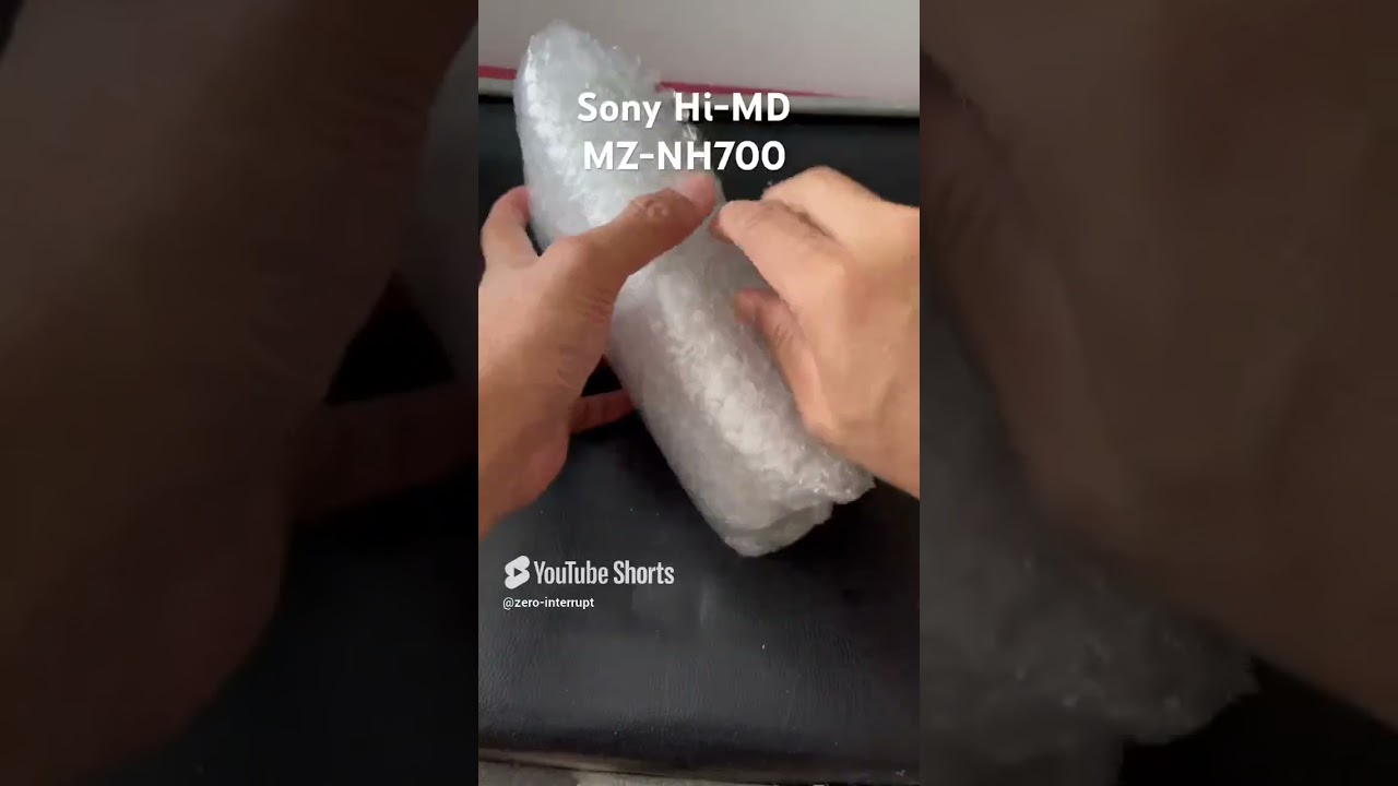 UNPACKING | Sony MZ-NH700 Hi-MD