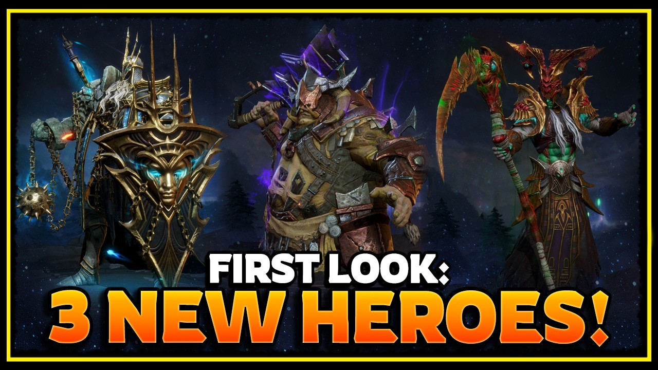 KNIGHT ARLOTT / THUNKLES / XASNY 🎨 NEW Heroes First Look 💥 Full Kit Reveals ✤ Watcher of Realms