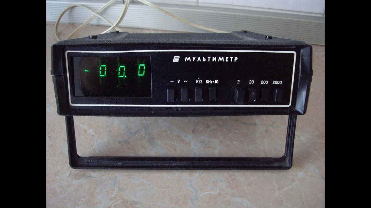 Мультиметр ВР-11А. Переделка на семисегментные индикаторы.