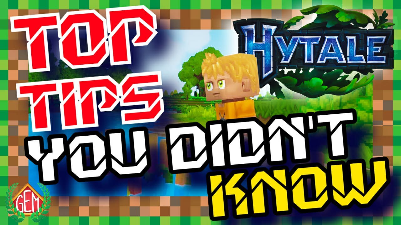 Hytale Top 10 Tips You Need to Know