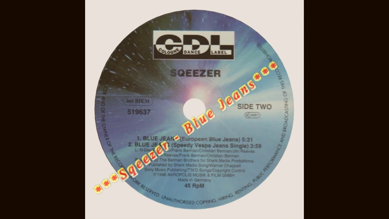 Sqeezer - Blue Jeans (European Blue Jeans)