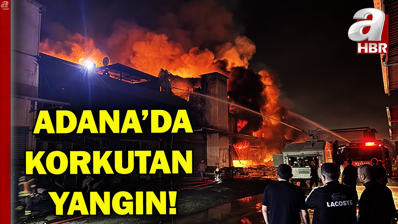 Adana'da Korkutan Yangın: 3 Katlı Hırdavat D&uuml;kkanı Alev Aldı | A Haber