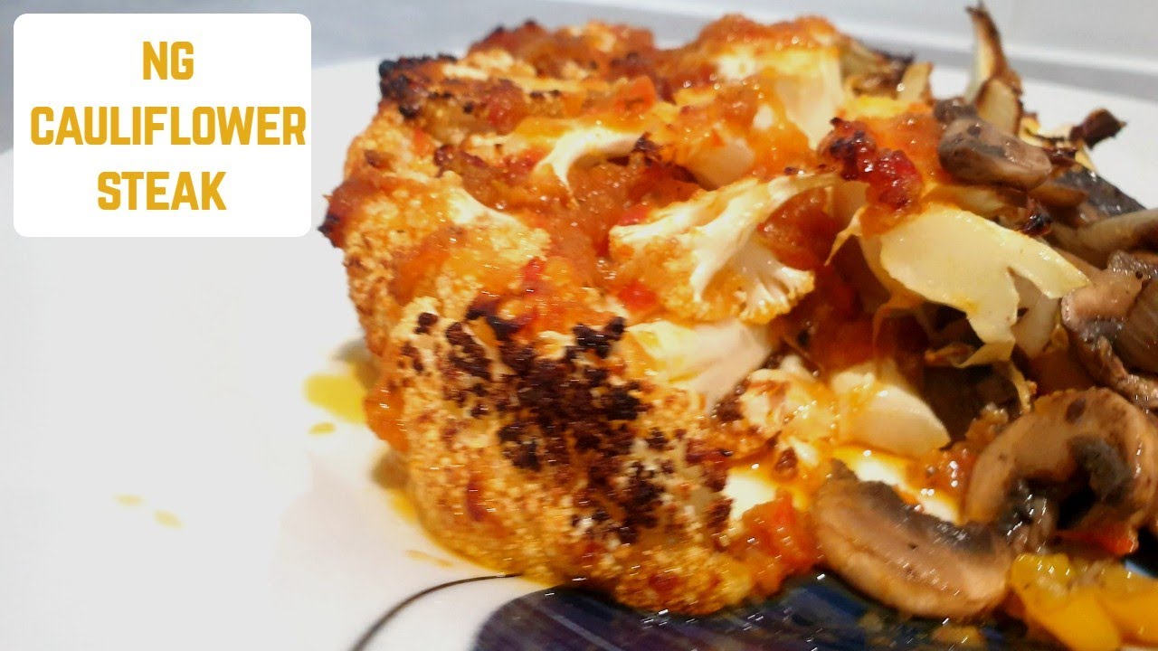 Delicious and Easy Air Fryer Cauliflower Steak Recipe - Perfect for #vegetarians ! #cauliflower
