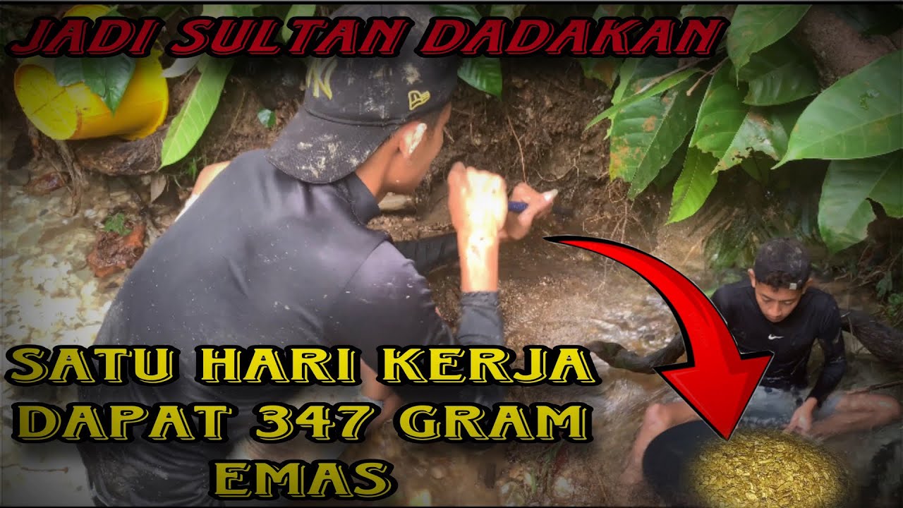 GEMPARKAN DUNIA PERTAMBANGAN‼️SEKALI SEUMUR HIDUP MEDAPATKAN 347 GRAM EMAS DI ALIRAN SUNGAI SUMATERA