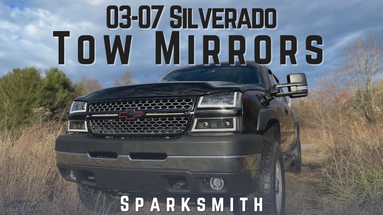 03-07 Silverado Tow Mirror Installation