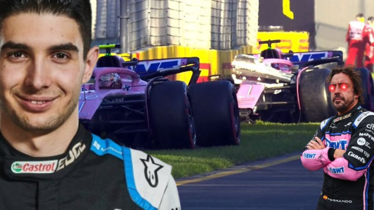 Ocon Crashing with teammates compilation #f1 #estebanocon