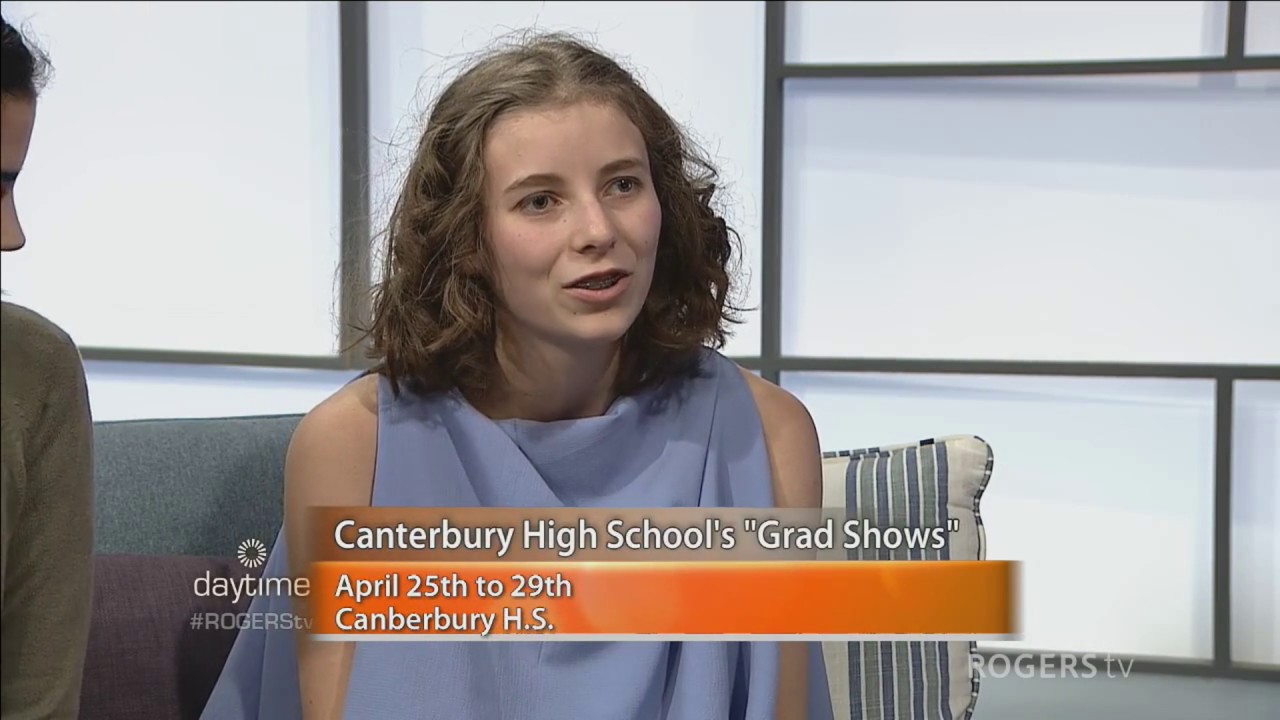 Canterbury High School get ready for their Grad Shows
