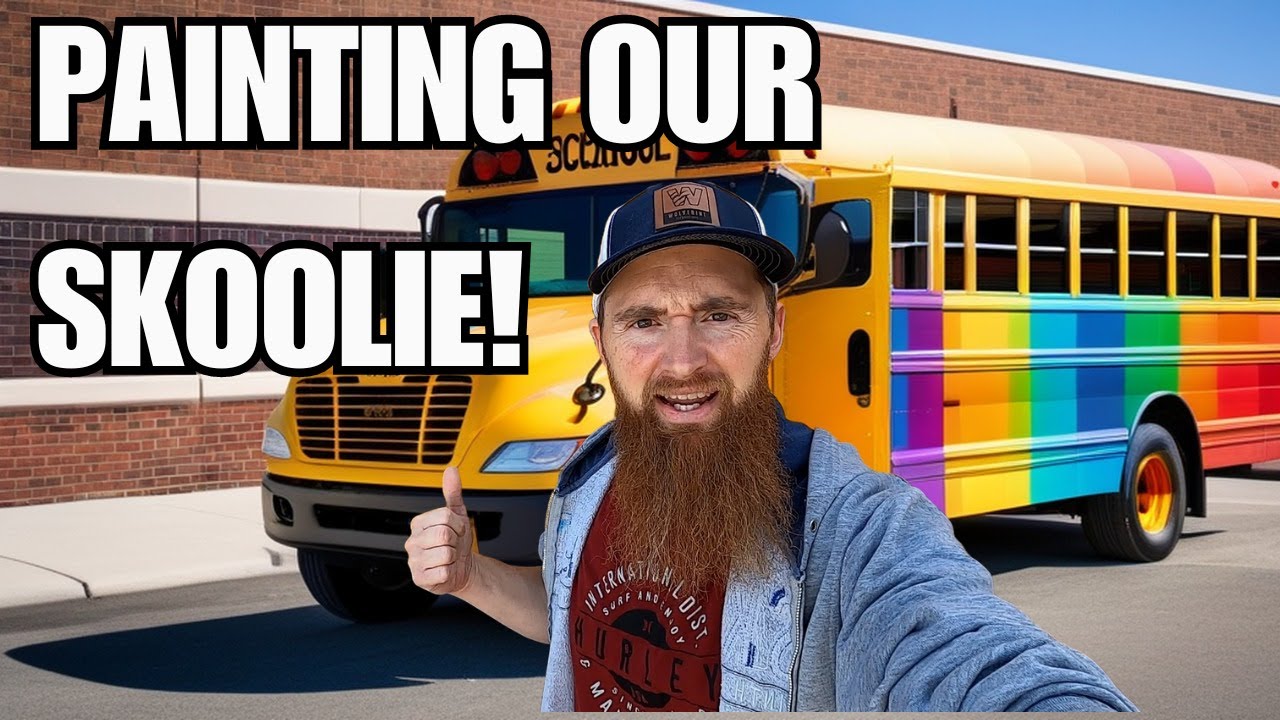 Skoolie Makeover! Our DIY Budget-Friendly Paint Job
