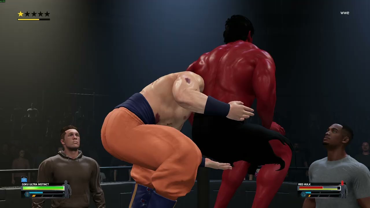 Goku Ultra Instinct vs Red Hulk 🔥 WWE 2K Dream Match