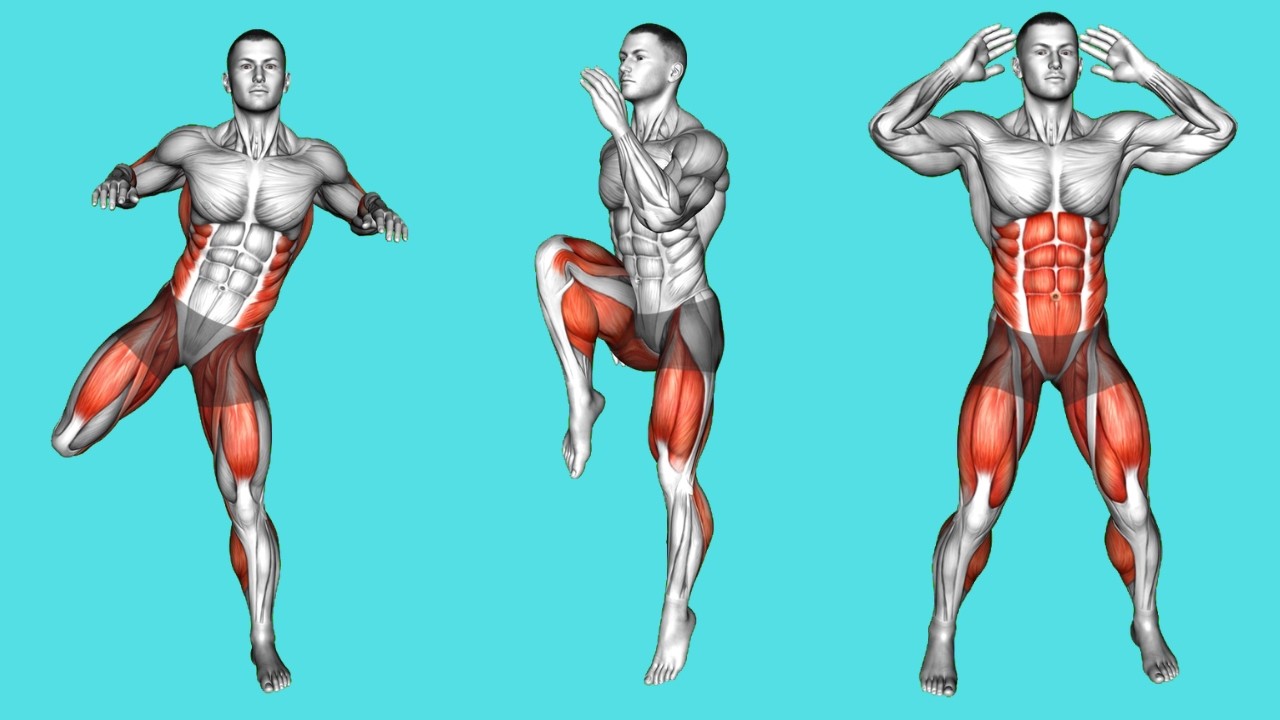 Advanced 10 Min Fat Burning Workout (Do This Anywhere).