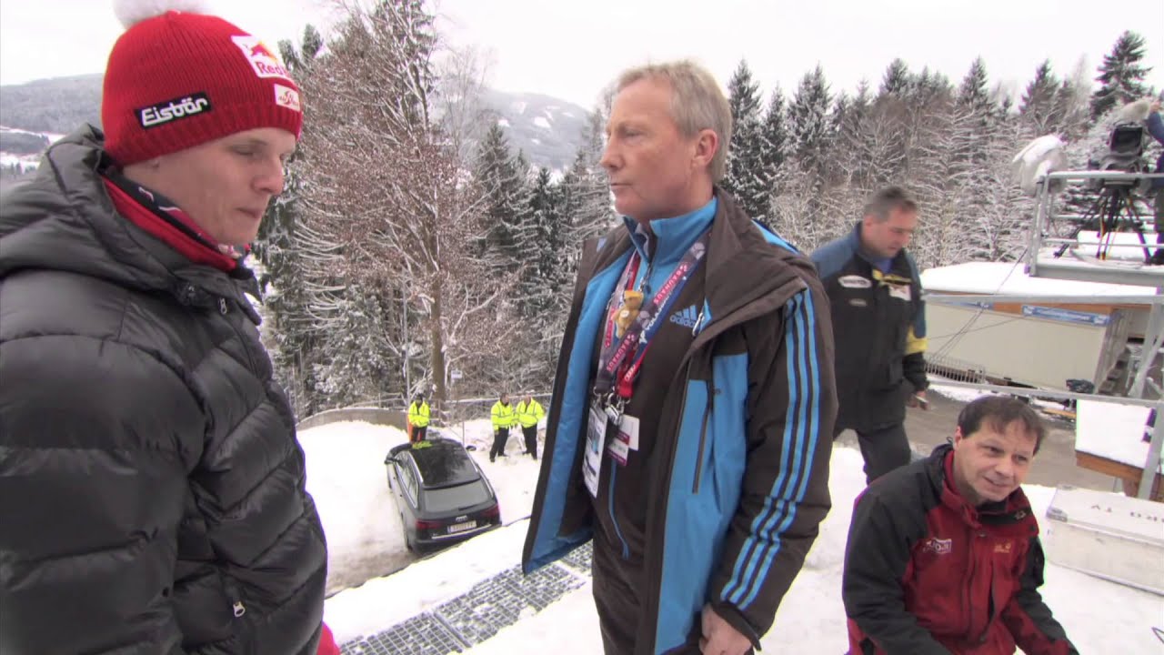 Thomas Morgenstern erkundet die Schanze in Bischofshofen | Vierschanzentournee 2014/15 | Skispringen