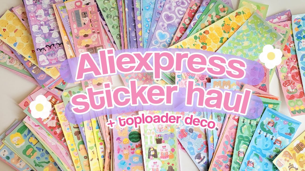 🌸Огромный запас наклеек на AliExpress (более 200 листов) 🎀+ Декорирование с верхней загрузкой