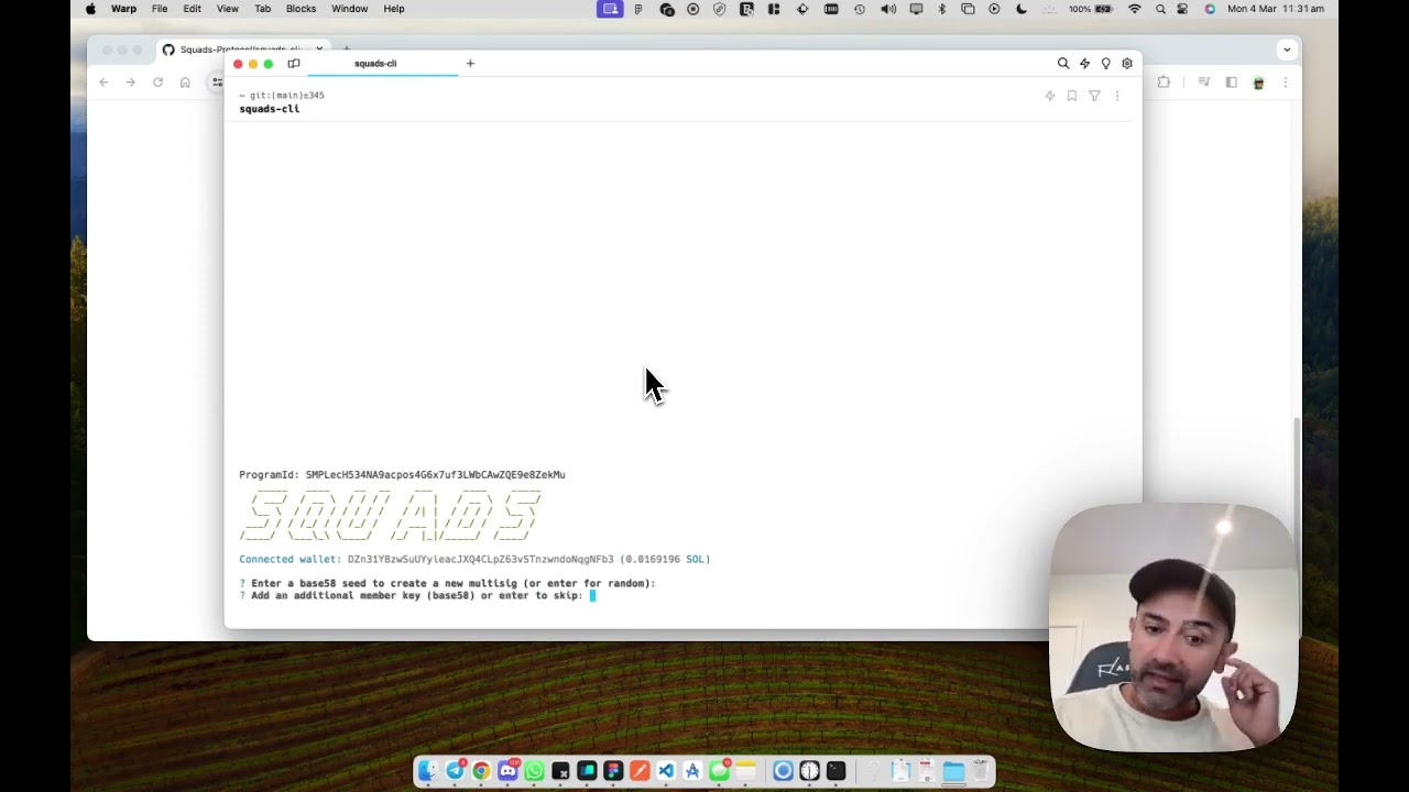 How to create Solana Multisig wallets using the Squads CLI