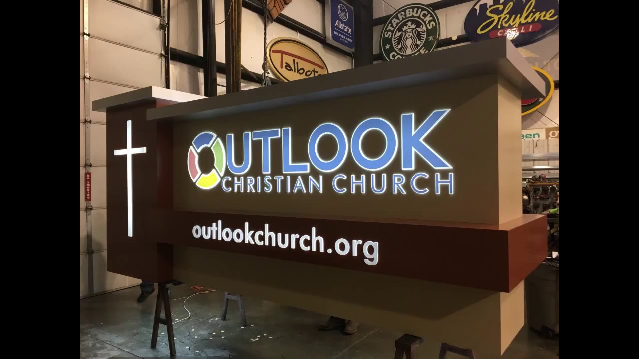 Internally Illuminated Monument Sign