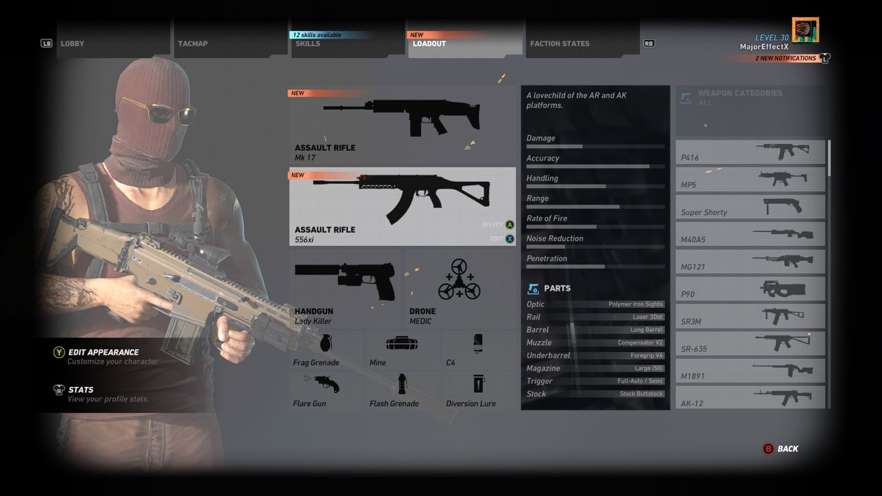 Best Stealth/Assault Class Setup for Ghost Recon Wildlands