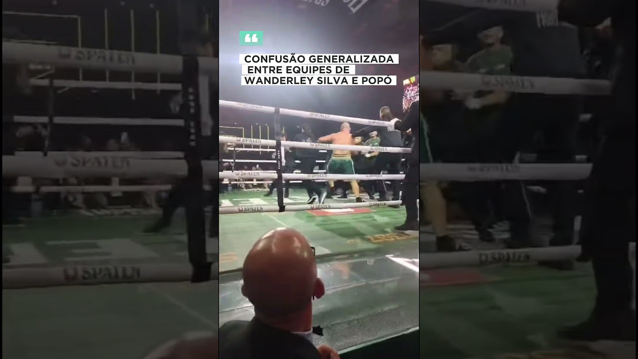Wanderley x Pop&oacute; - Luta de boxe termina em confus&atilde;o