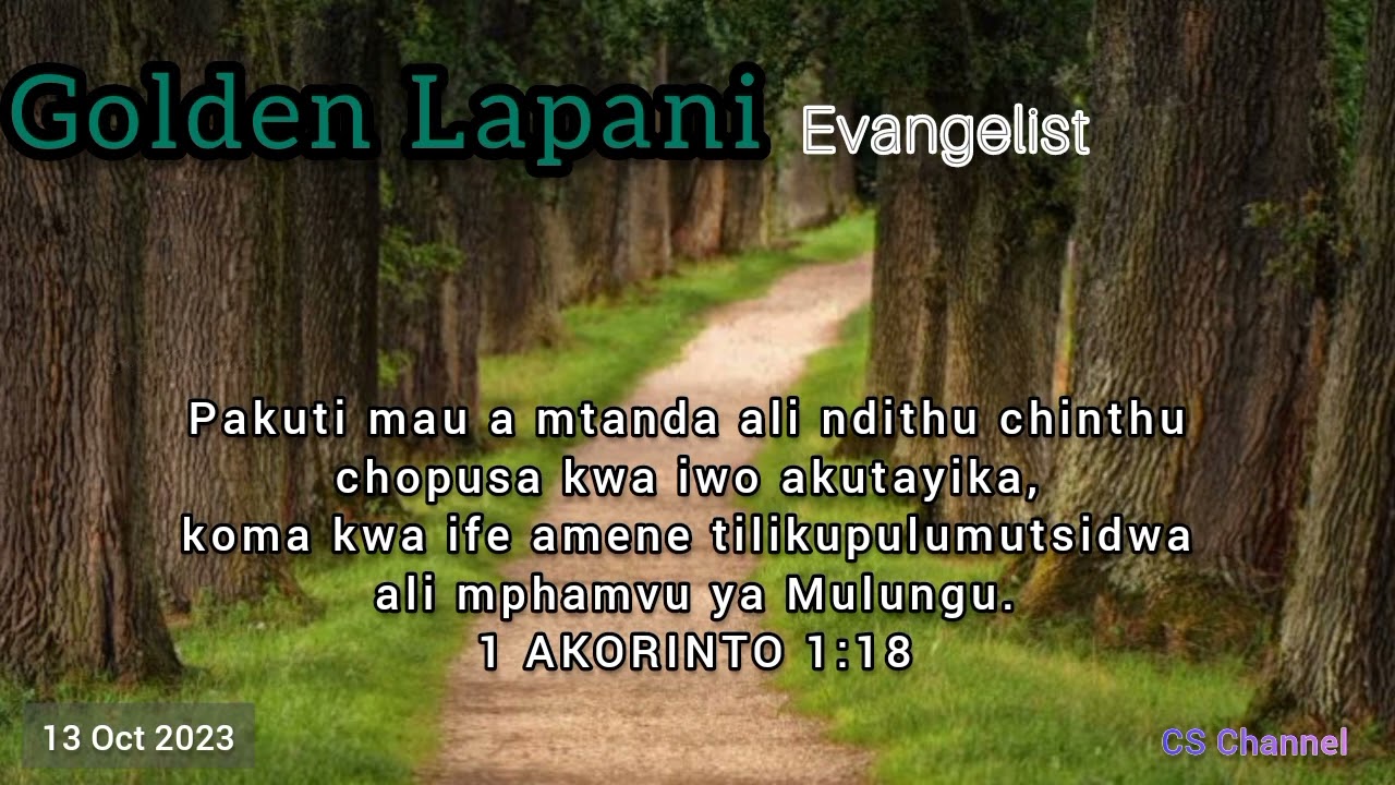 NJIRA YA MULUNGU - Evangelist Golden Lapani