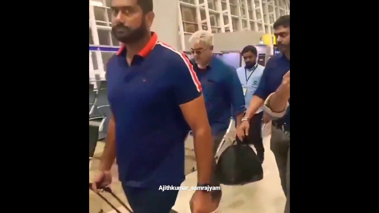 Recent video AjithKumar sir At Chennai airport 😍🤍🔥 #ajithkumar #ajithfans #ajithism #actor