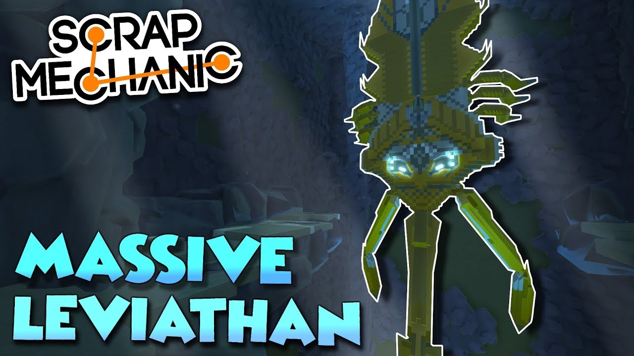 GIANT LEVIATHAN SEA MONSTER! - Scrap Mechanic DEEP SEA Exploration! - Episode 3