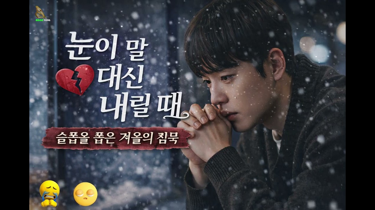 🎵 눈이 말 대신 내릴 때 ❄️💔 | 겨울의 침묵 속에서 그리다 | 감성 발라드