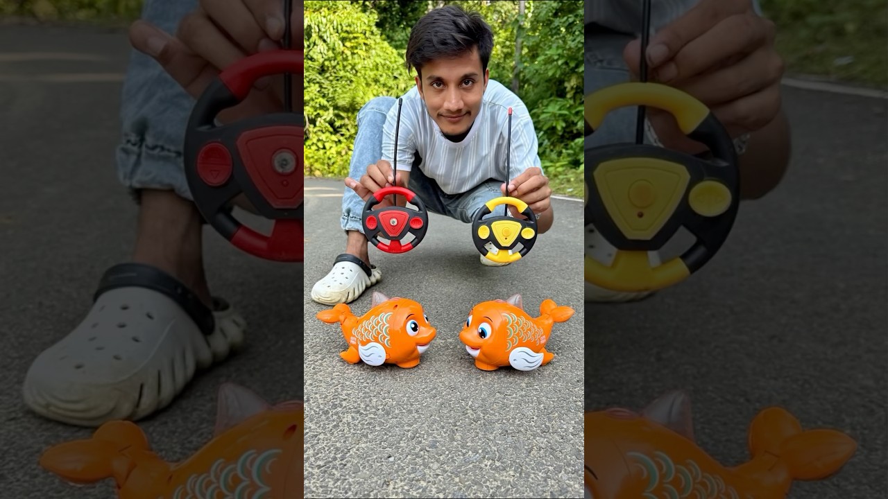 Yellow 2 Ta RC Fish and Remote Wla Fish Dekho🥹