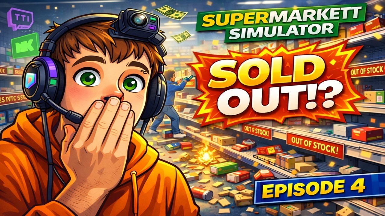 I Can’t Restock Fast Enough! | Supermarket Simulator #4