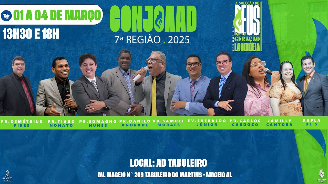 2º DIA | CONJOAAD 7ª REGIÃO 2025 | NOITE