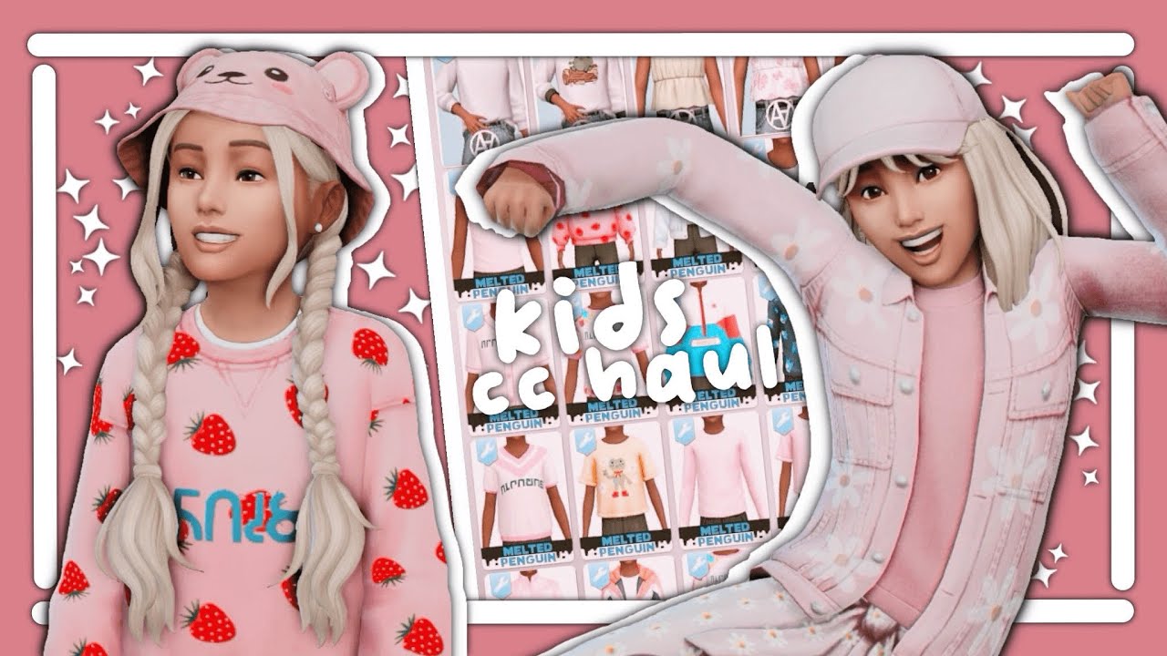 FEBRUARY KIDS CC HAUL💗 | The Sims 4 | CC Finds | Maxis Match