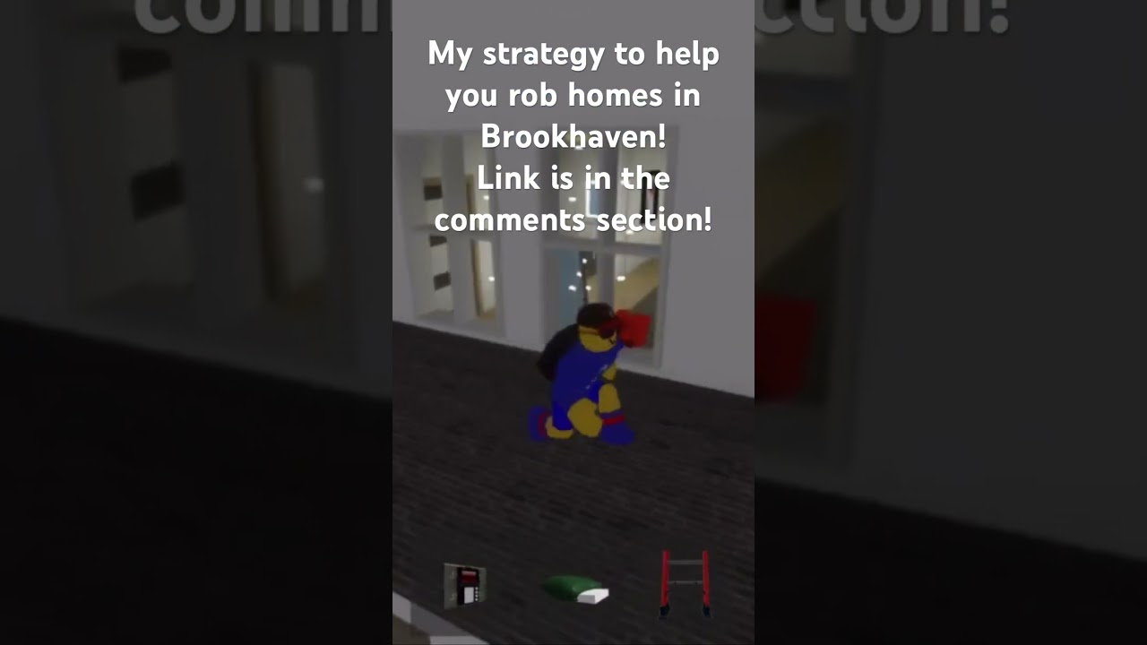 My strategy to help you rob Brookhaven homes #roblox #gaming #brookhavenroleplay