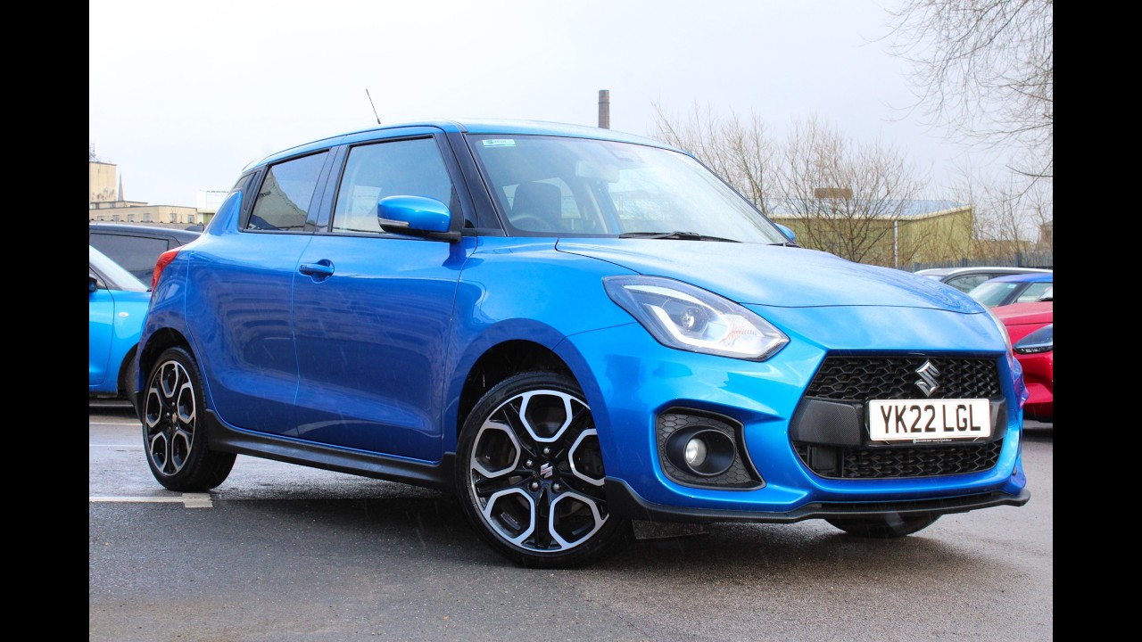 Suzuki Swift Sport 1.4 BoosterJet MHEV 5dr Speedy Blue 2022 (YK22 LGL)