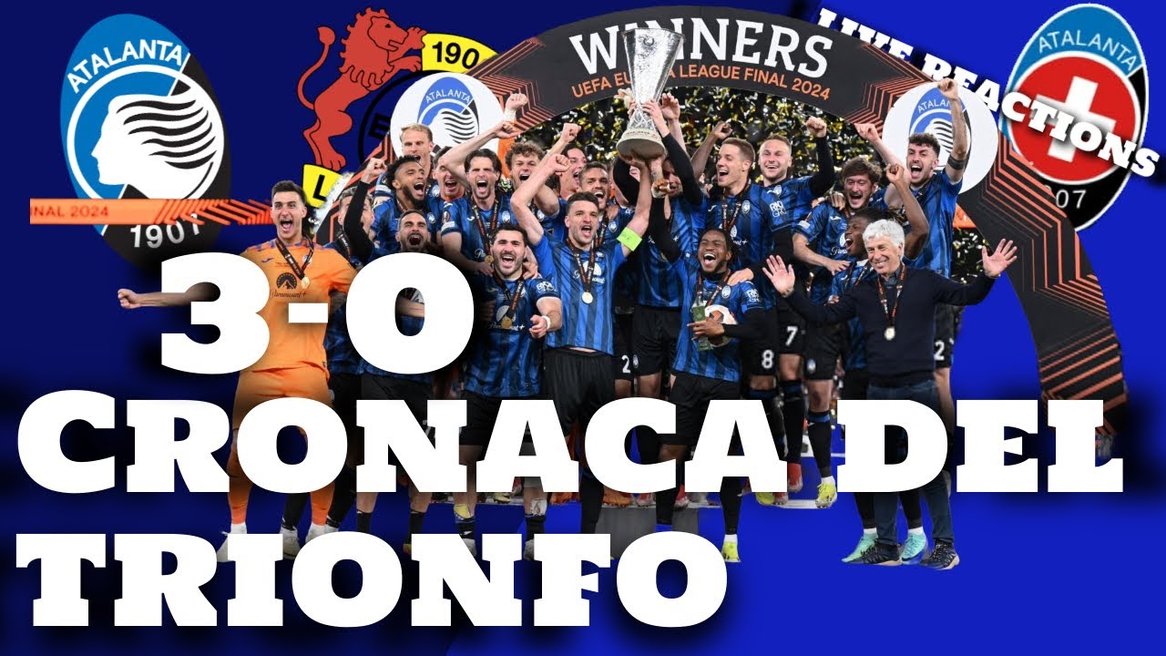 Atalanta - Bayer Leverkusen 3-0 live reactions || LE EMOZIONI CHE NON SOGNAVAMO DI PROVARE