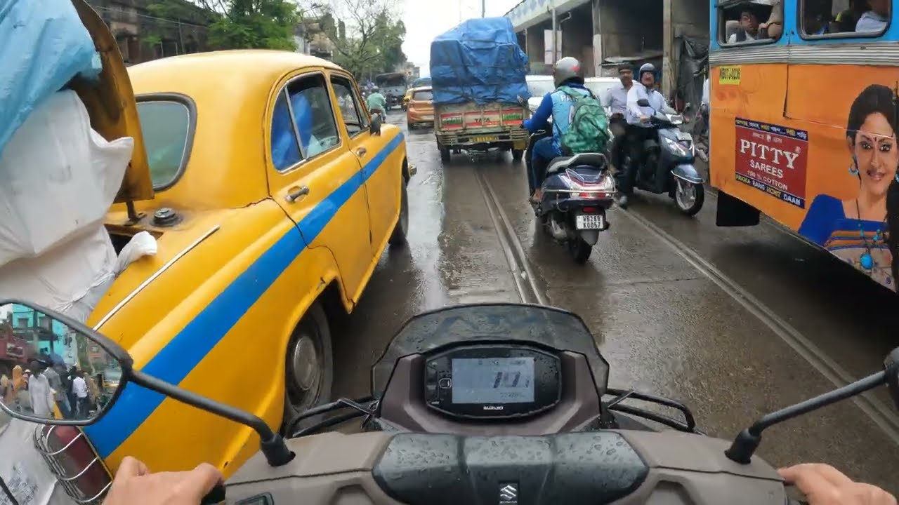 Daily moto vlog | Dr. Sudhir Basu Road Kolkata. Fancy area | scooty ride