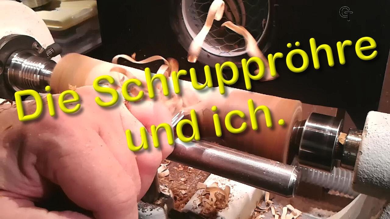 Anwendung meiner Schruppröhre / Use of my roughing gauge ~ Drechseln / Woodturning ~