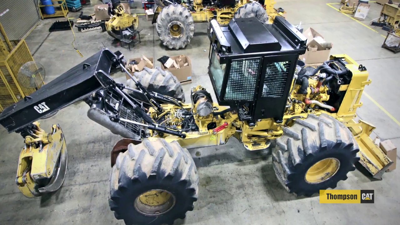 545C Skidder Powertrain Rebuild