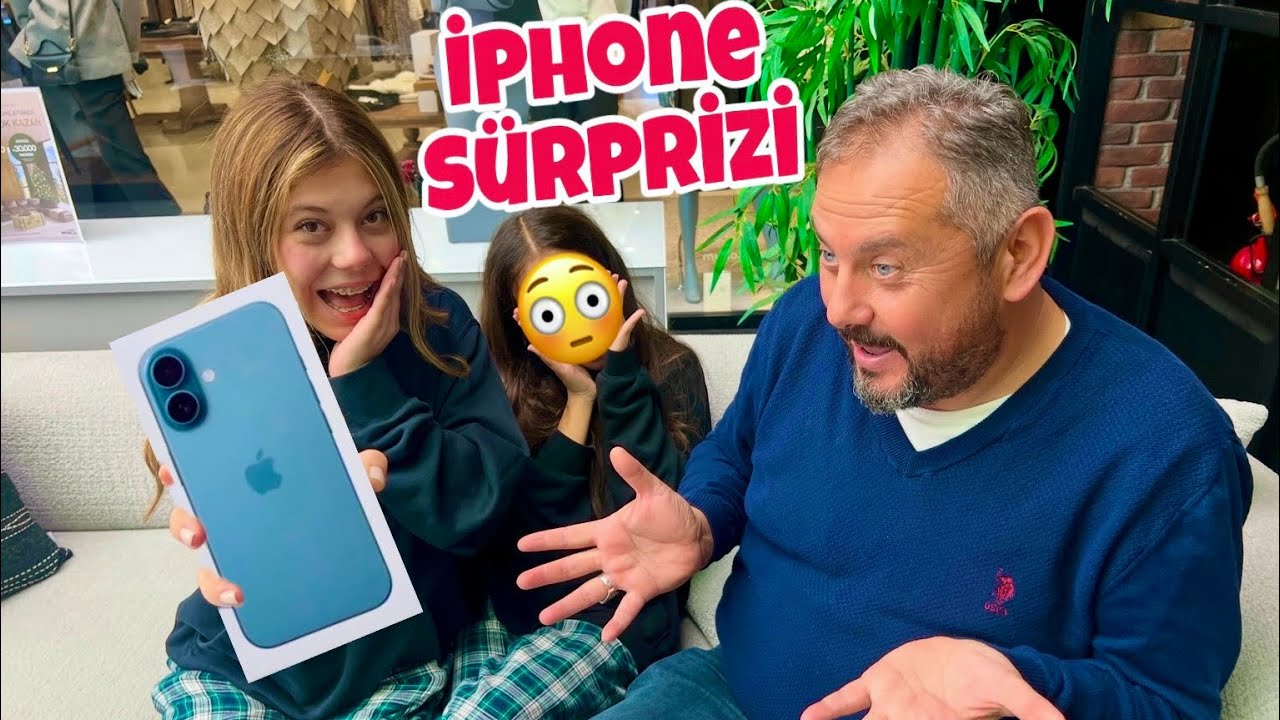 Babamdan GİZLİ İPHONE Aldık !! BÜYÜK SÜRPRİZ (ŞOK OLDU) Zeybek Ailesi