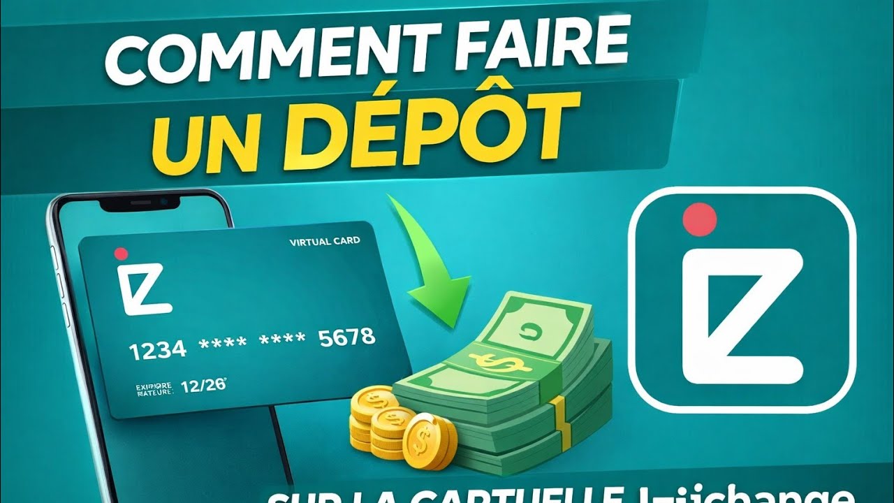 Carte visa virtuelle Izichange : Comment Faire Le Dépôt ? 