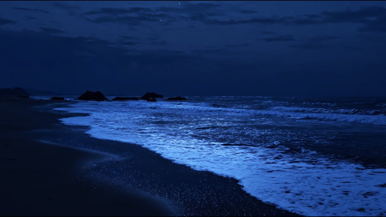 Sleep For 3 Hours Straight, High Quality Stereo Ocean Sounds Of Rolling Waves For Deep Sleeping