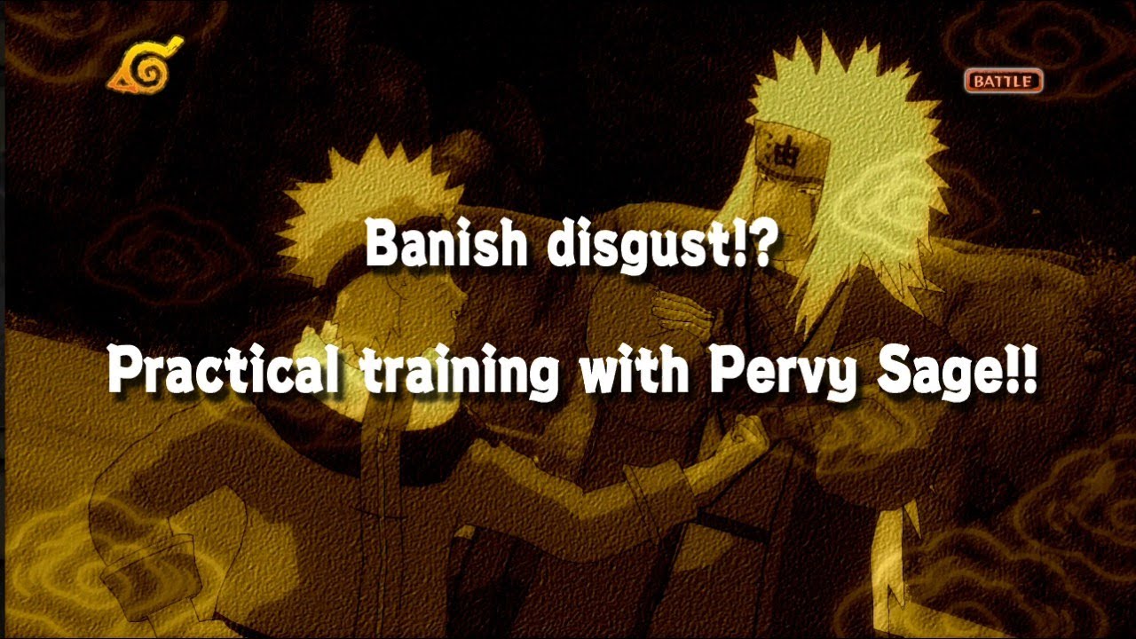 NARUTO : Ultimate ninja Strom ARCADE mode TRAINING WITH JIRAYA