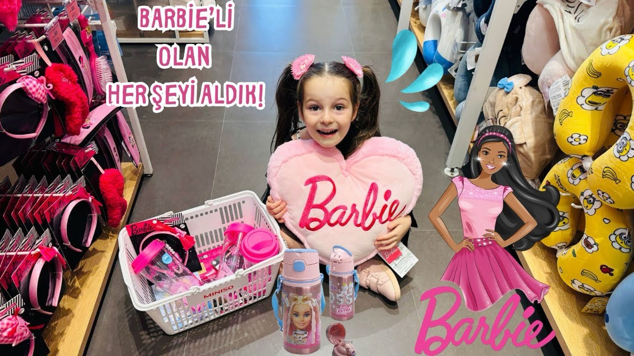 Barbie Videosu!ADA İLE BARBİE’Lİ OLAN HER ŞEYİ ALDIK!Kız Oyunları,Alışveriş Videosu Vlog!